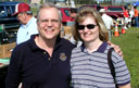 photo: Joe W3GMS and his wife Martha at the Kimberton Hamfest
