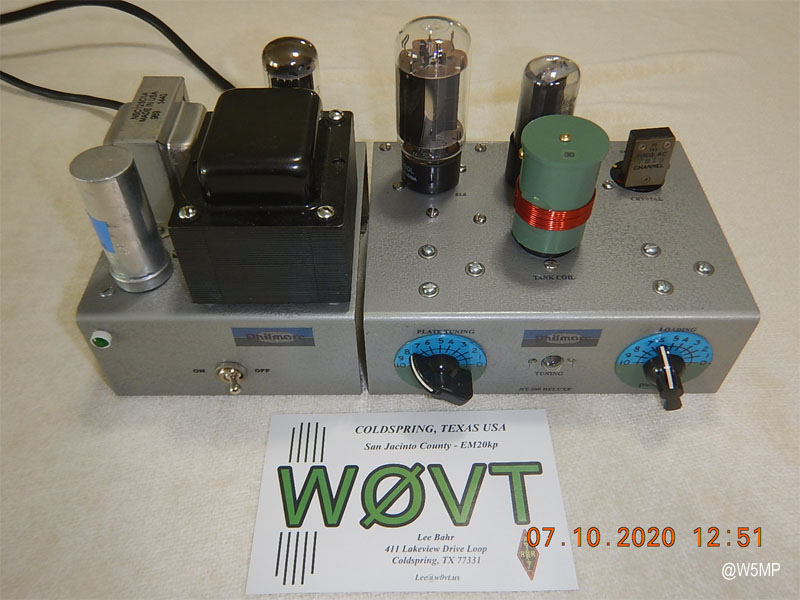 photo: W0VT'S PHILMORE TRANSMITTER